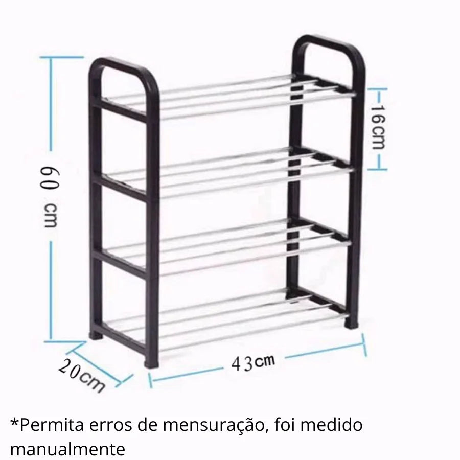 Sapateira minimalista resistente