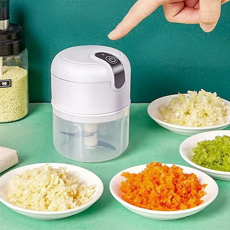 Mini processador elétrico de alimentos