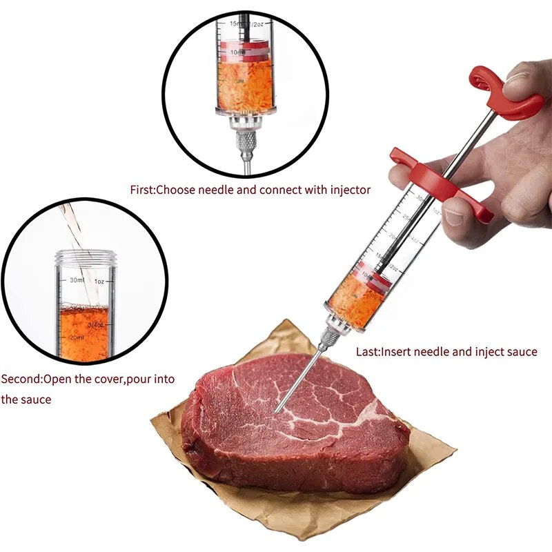 Seringa para carnes