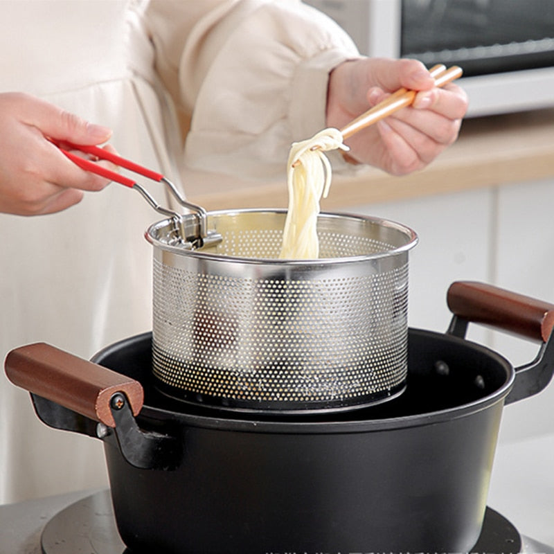 Peneira de aço inox para alimentos