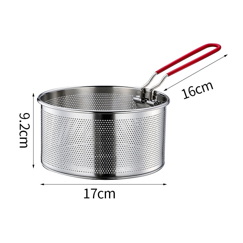 Peneira de aço inox para alimentos